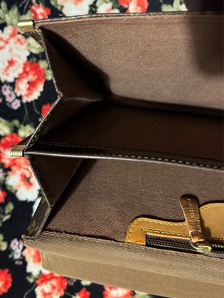 Maletín Vintage Louis Vuitton Marrón y Dorado