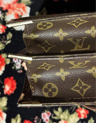 Maletín Vintage Louis Vuitton Marrón y Dorado