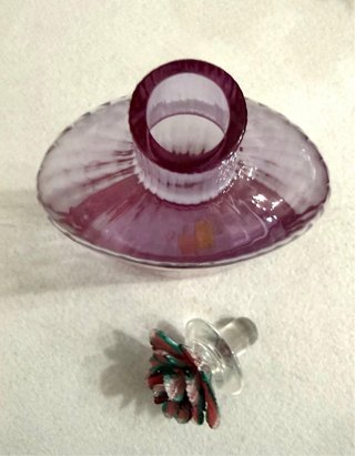 Bottiglia Murano C. Moretti firmata