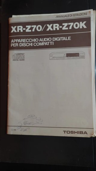 Lettore CD Toshiba XR-Z 70K