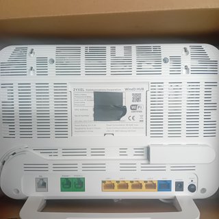 Modem Wind 3 Hub Zyxel Wi-Fi Fibra ADSL