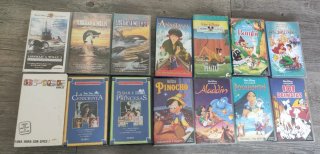 Lote 14 VHS Disney y Clásicos