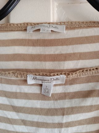 Conjunto 2 camisetas Massimo Dutti rayas