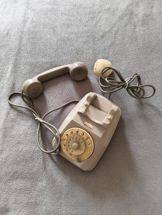 Telefono SIEMENS AUSO SIP vintage a disco