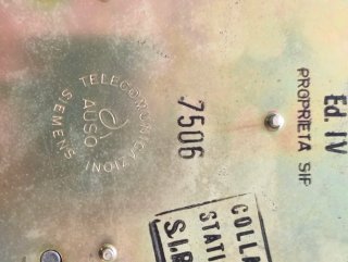 Telefono SIEMENS AUSO SIP vintage a disco