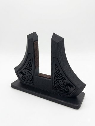 Soporte Vertical Portátil Diseño Vikingo