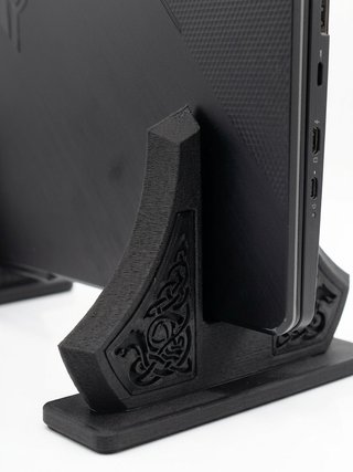 Soporte Vertical Portátil Diseño Vikingo