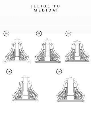 Soporte Vertical Portátil Diseño Vikingo