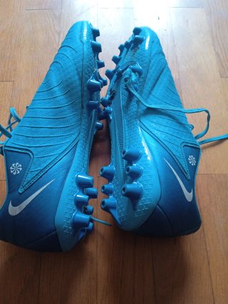 Botas de fútbol Nike Phantom Azul/Verde Azulado