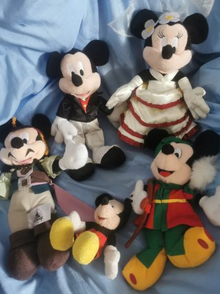 Lote Peluches Mickey y Minnie Disney