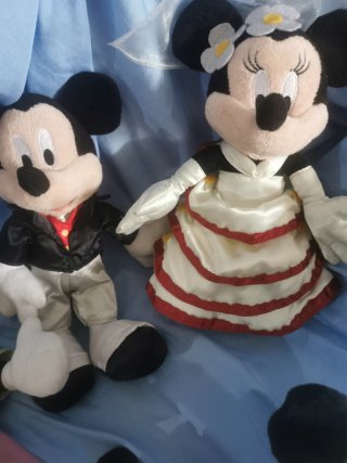Lote Peluches Mickey y Minnie Disney