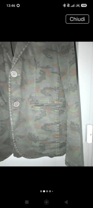 Giacca uomo verde