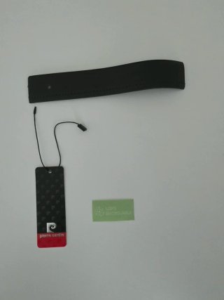 Cintura Pierre Cardin Pelle marrone Fibbia Argento