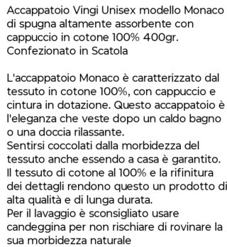 Accappatoio Vingi Antracite