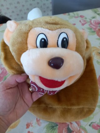 Zaino peluche scimmietta