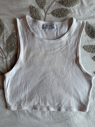 Pack 2 Tops Bershka M Negro Blanco Sin Usar