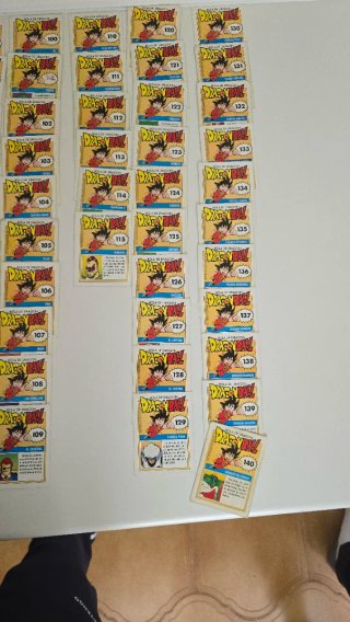 Cromos Dragon Ball Años 90