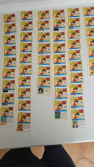 Cromos Dragon Ball Años 90