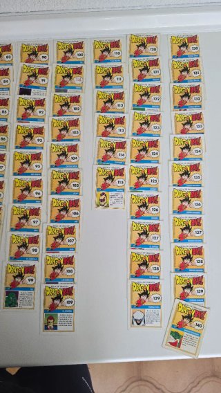 Cromos Dragon Ball Años 90