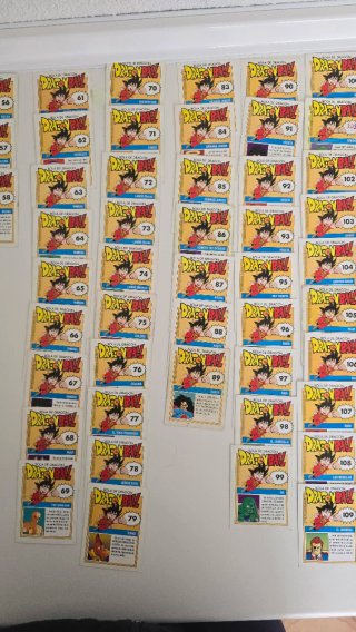 Cromos Dragon Ball Años 90