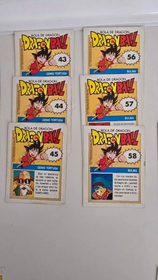 Cromos Dragon Ball Años 90