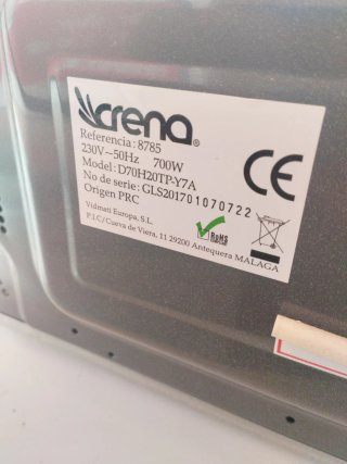 Microondas Croma 700W