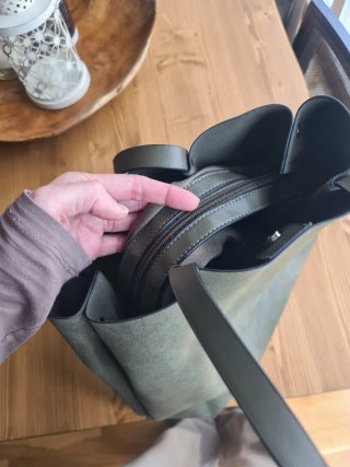 Bolso Paco Martínez verde militar