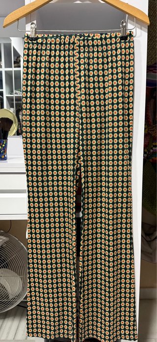 Conjunto Camisa y Pantalón Estampado en punto frio