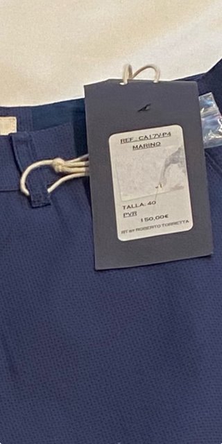 Pantalones anchos azul marino