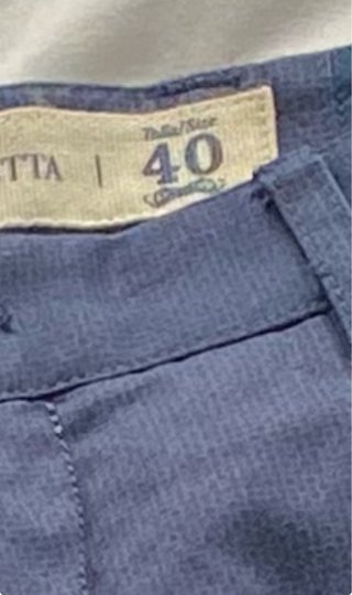 Pantalones anchos azul marino