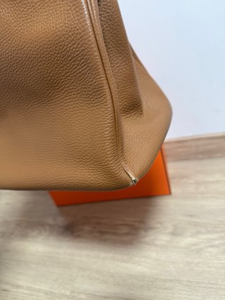 Bolso Hermès Marrón Piel Texturizada