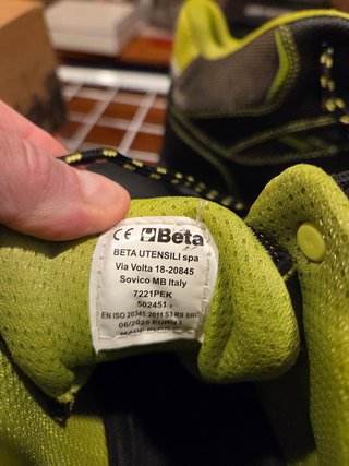 Scarpe antinfortunistiche Beta 7221pek