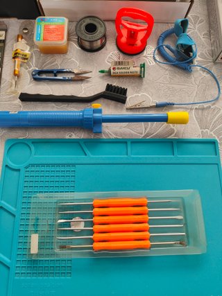 Estación Soldadura Baku 909S y Kit De Reparaciones