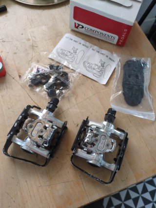 Pedal Mixto Bicicleta Plataforma y Automático