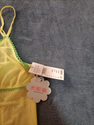 Conjunto lencería Women'secret amarillo y verde