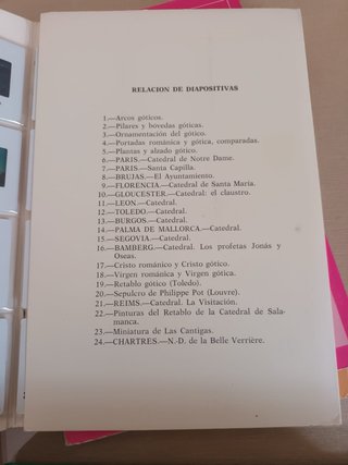 Lote Diapositivas Arte BUP EGB SM Anaya