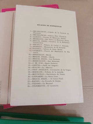 Lote Diapositivas Arte BUP EGB SM Anaya