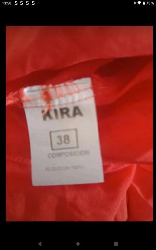 Camisa Kira Roja Talla M