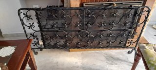 Pantalla Salvachispas Chimenea Metal Negro
