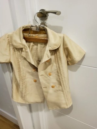 Vestido y chaqueta fiesta niñas 3-6 meses