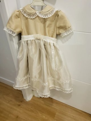 Vestido y chaqueta fiesta niñas 3-6 meses