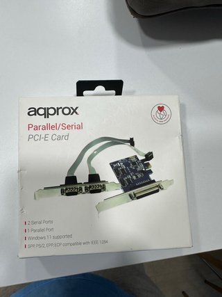Tarjeta PCI-E Parallel/Serial Aqprox