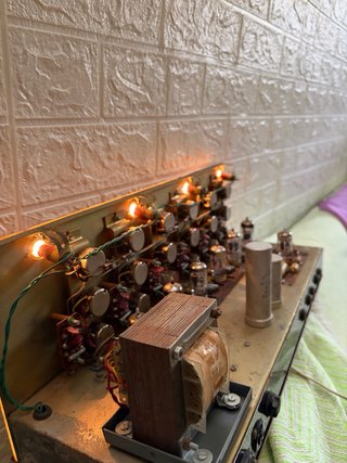 Mesa de mezcla Musicson válvulas años 70