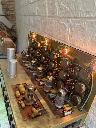 Mesa de mezcla Musicson válvulas años 70