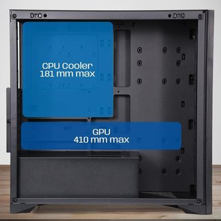 Caja para PC Frontal de Madera ATX/Micro-ATX/ITX