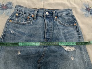 Falda vaquera Levi's strauss Talla 36 Desgastada