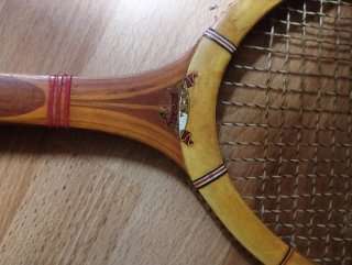 2 Raquetas de tenis de madera vintage
