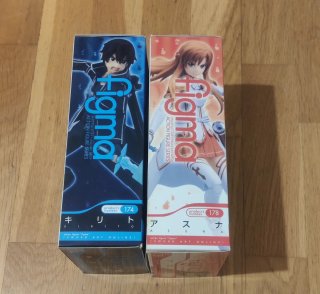Figuras Figma Kirito y Asuna Sword Art Online