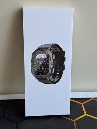 Smartwatch Rugged 2.02 Militare Grigio/Verde
