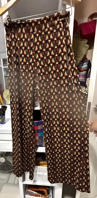 Conjunto chaqueta y pantalón estampado terciopelo